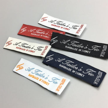 Custom Colors Woven Labels